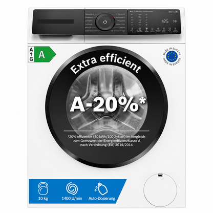 Frontlader Serie 6 WGH254A0IT | 10 kg 1400 U/min Weiß A-20%